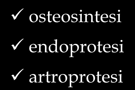 trattamento osteosintesi