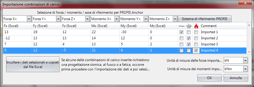 11) e di effettuare il calcolo sismico in conformità allo standard europeo EOTA TR045 (Fig. 12).