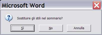 13 Se vuoi cambiare formato (tipo e dimensione di carattere, rientri dei paragrafi) seleziona la finestra di dialogo Indici e sommario e poi Modifica p.