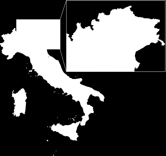 Figura 1. Mappa della presenza di Aedes albopictus, Aedes koreicus e Aedes japonicus in Italia - ultimo aggiornamento marzo 2016 Italia: distribuzione di Ae.