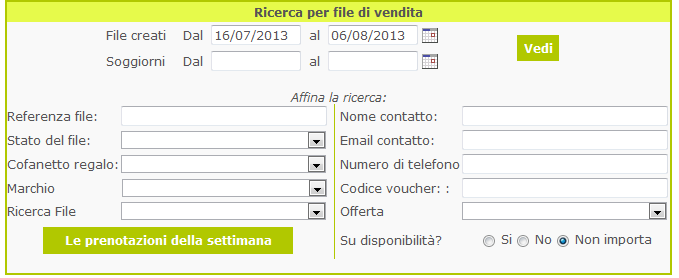 Gestire una richiesta di prenotazione dalla Sua Area Partner Laddove la richiesta di disponibilità non venisse gestita direttamente dal link inviato via e-mail, potrà gestirla dalla sua Area Partner,