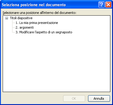 G. Pettarin - Presentation Modulo 6 - Nuova ECDL Altri tipi di collegamento ipertestuale Come si vede in figura, si può creare un collegamento ipertestuale anche ad un file, a una pagina Web, o a un