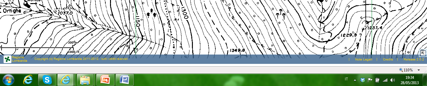 Zoom in scala 1:5000 Gestione dati