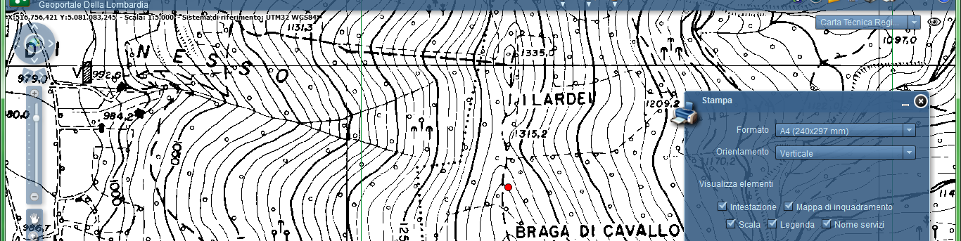 Titolo il nome della grotta e il