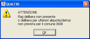 Indipendentemente dalla modalità di ricerca utilizzata, selezionando il comune, se visualizzato, verrà prodotta a video la relativa delibera in formato.pdf.