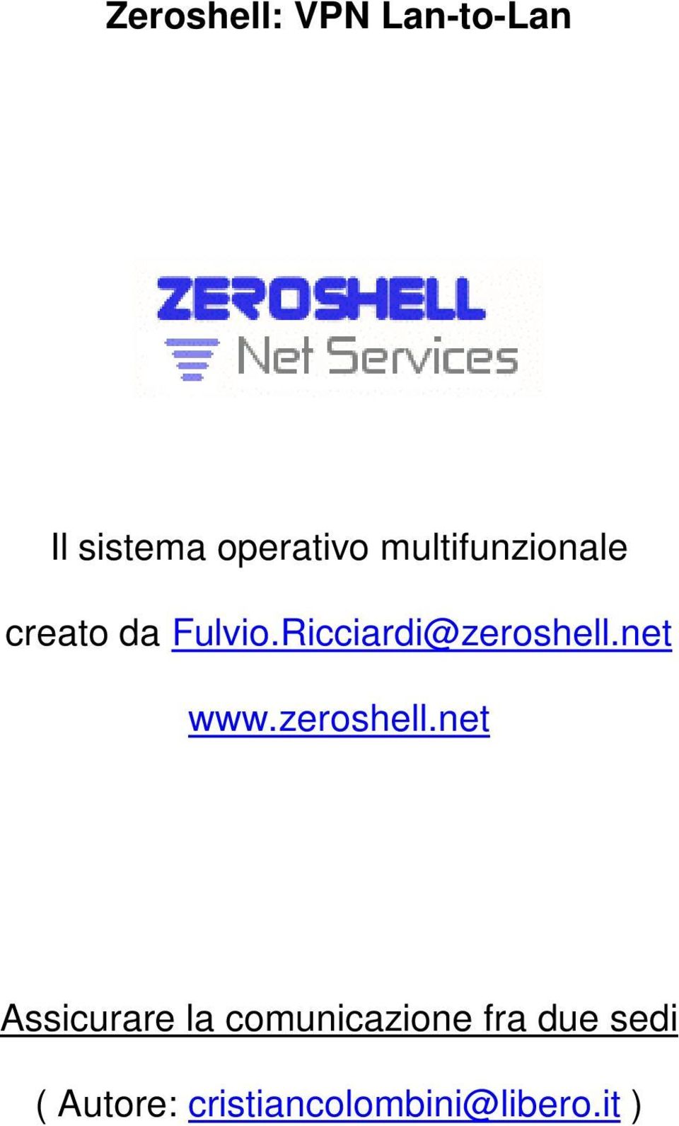 Ricciardi@zeroshell.