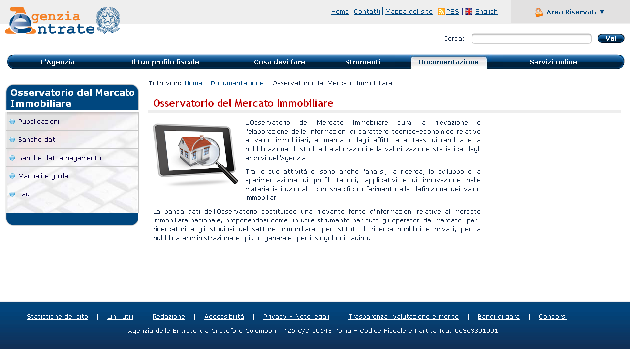 INTRODUZIONE INTRODUZIONE Sul sito internet dell Agenzia delle Entrate (www.agenziaentrate.gov.