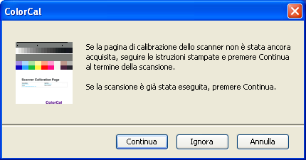 CALIBRAZIONE 43 9 Specificare il livello di patinatura per la stampa della pagina delle misurazioni. È possibile scegliere di impostare l opzione Livello patinatura lucida su Ottimizzata o Normale.