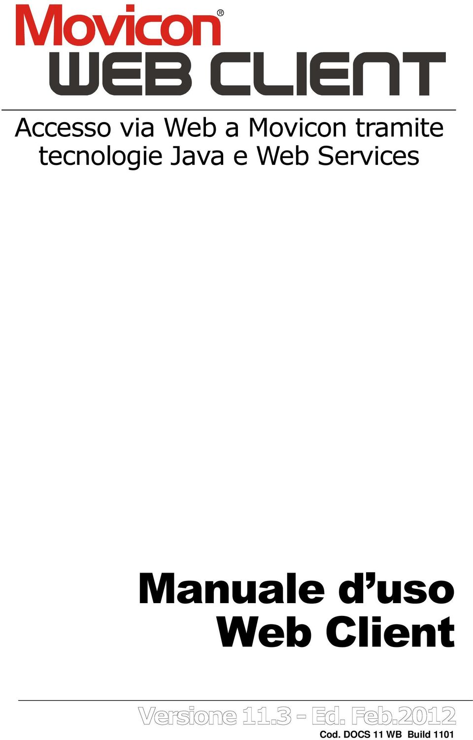 Web Services Manuale d uso