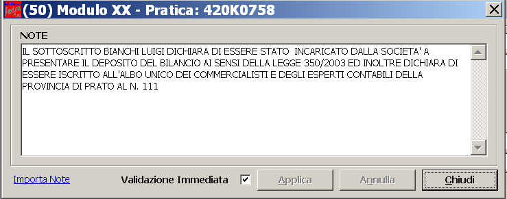 Alla fine la colonna dei trasferimenti mostrerà l immagine riassuntiva indicata nella figura 20.