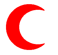 Altri emblemi protettivi La Mezzaluna Rossa La Turchia, dopo aver accettato in un primo tempo l emblema della Croce Rossa, richiese l adozione di un emblema che non offendesse i sentimenti religiosi