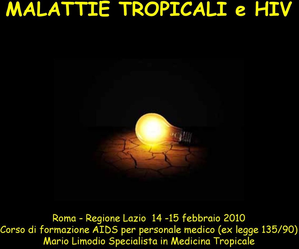 formazione AIDS per personale medico (ex