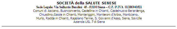 VERBALE DI DELIBERAZIONE DELL'ASSEMBLEA DEI SOCI DELLA SOCIETÀ DELLA SALUTE SENESE n.