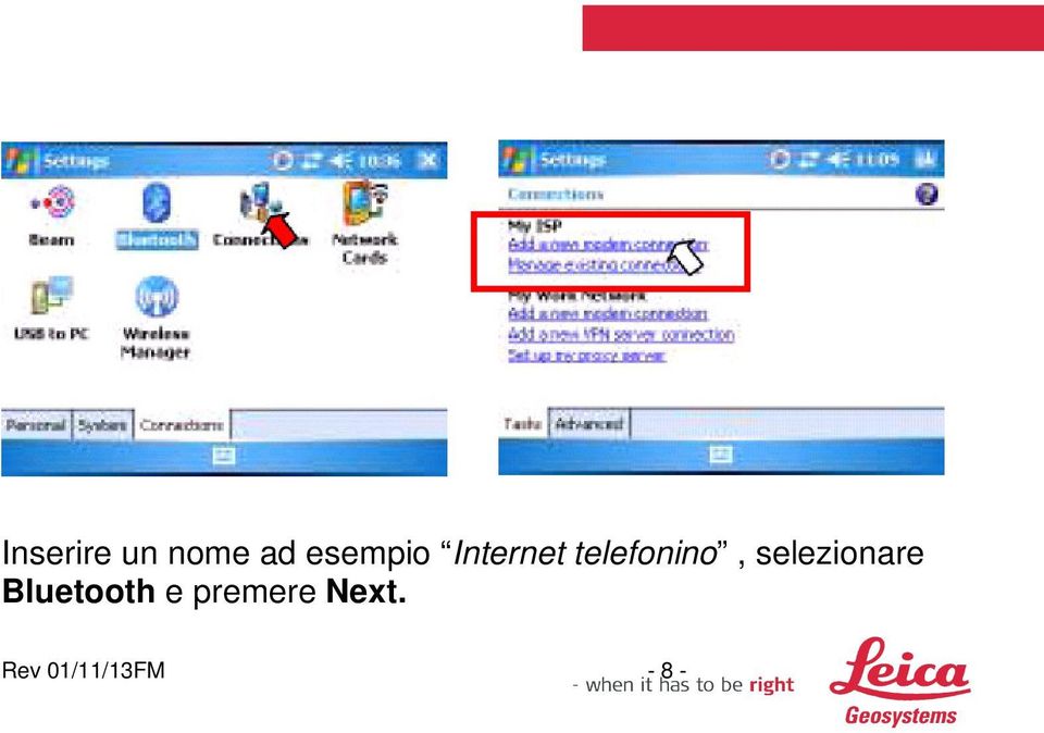 telefonino, selezionare