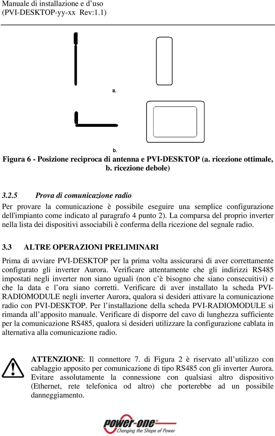 La comparsa del proprio inverter nella lista dei dispositivi associabili è conferma della ricezione del segnale radio. 3.