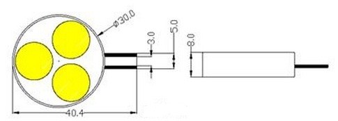 MICRO MR11 G4 Sostituiscono una lampada alogena MR11 (GU4) da 20/35W o Lampadine Micro (G4) di eguale potenza.