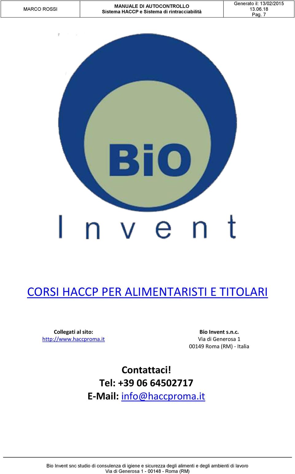 it Bio Invent s.n.c.