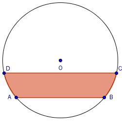 cerchio delimitata da due sue corde parallele Posizioni reciproche di circonferenza e retta La retta è esterna alla