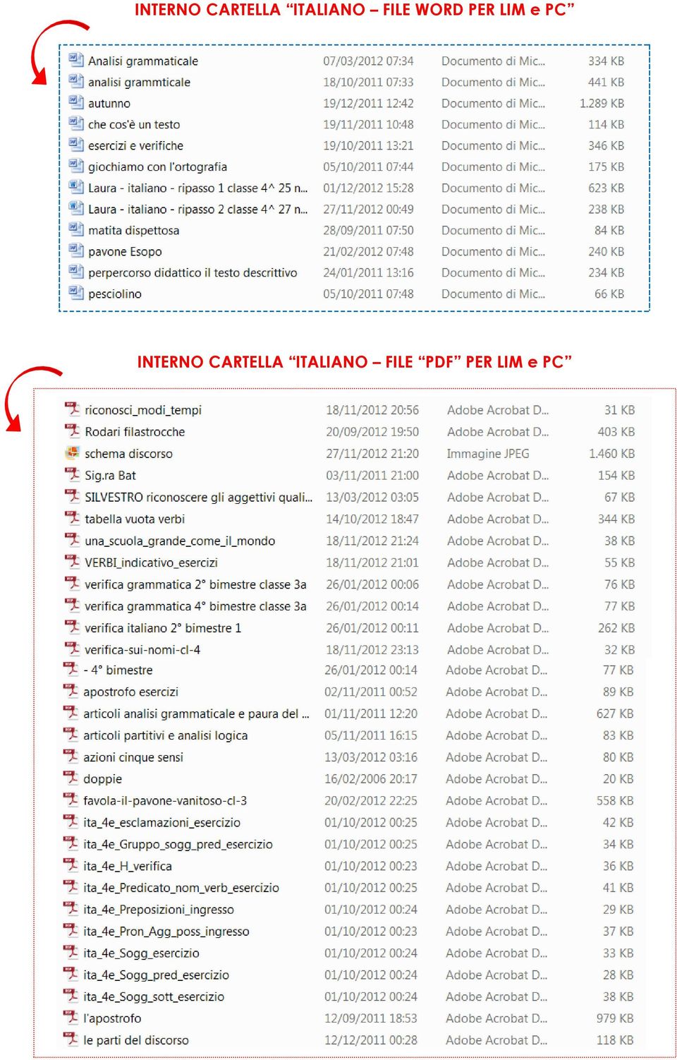 LIM e PC  ITALIANO FILE