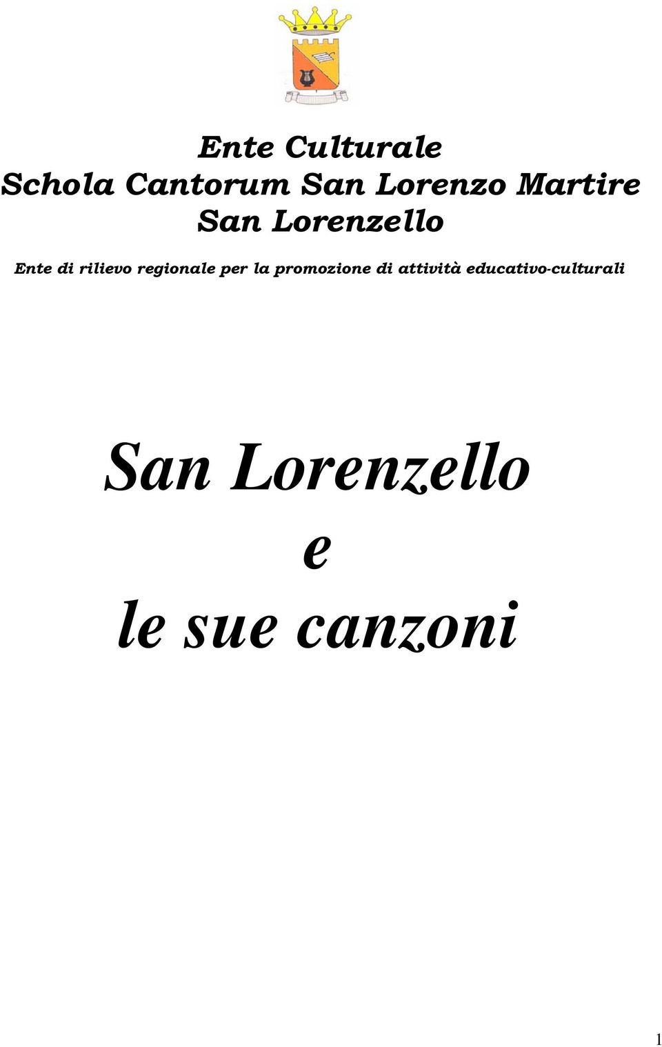 regionale per la promozione di attività