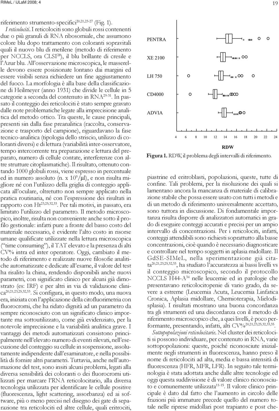 riferimento per NCCLS, ora CLSI 28 ), il blu brillante di cresile e l Azur blu.