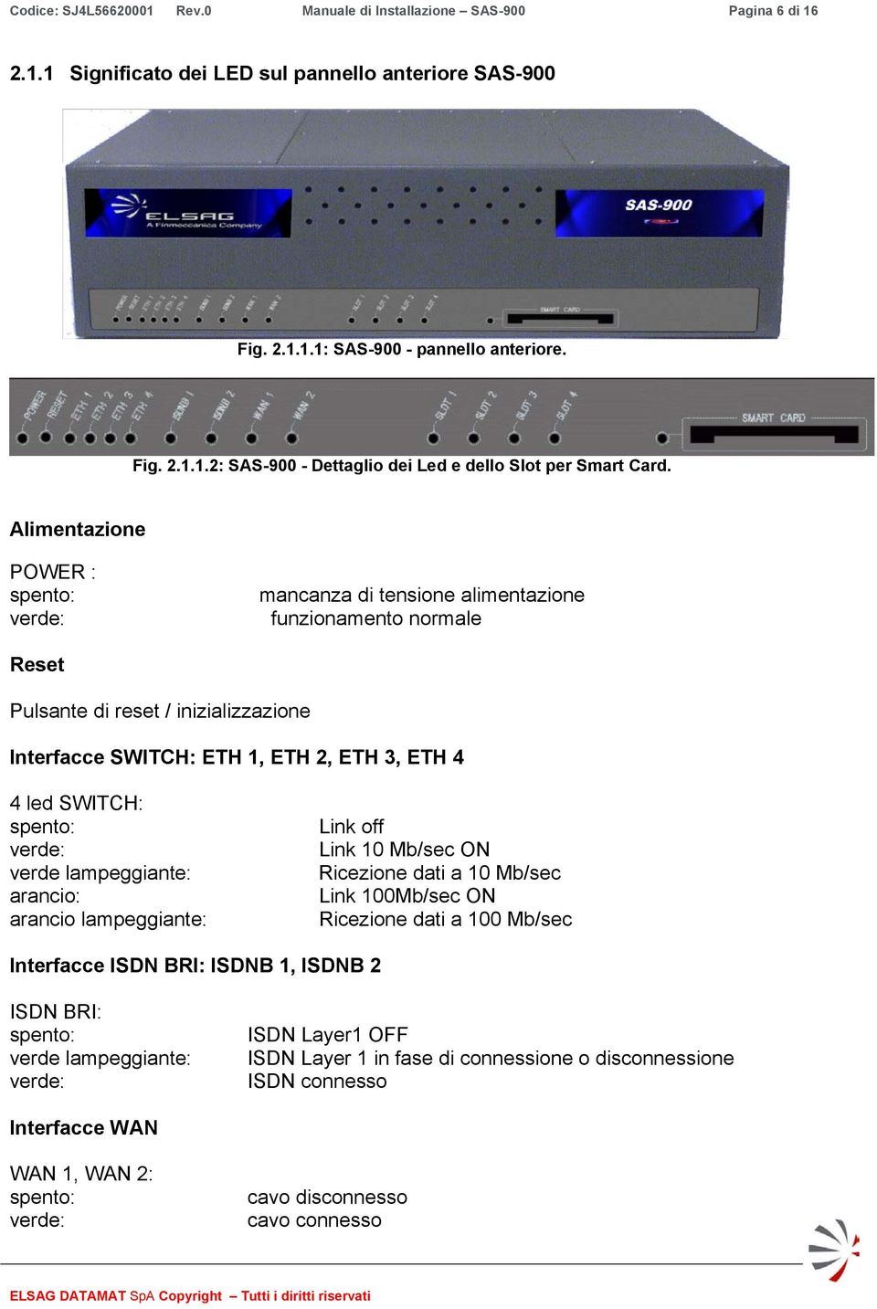 spento: verde: verde lampeggiante: arancio: arancio lampeggiante: Link off Link 10 Mb/sec ON Ricezione dati a 10 Mb/sec Link 100Mb/sec ON Ricezione dati a 100 Mb/sec Interfacce ISDN BRI: ISDNB 1,