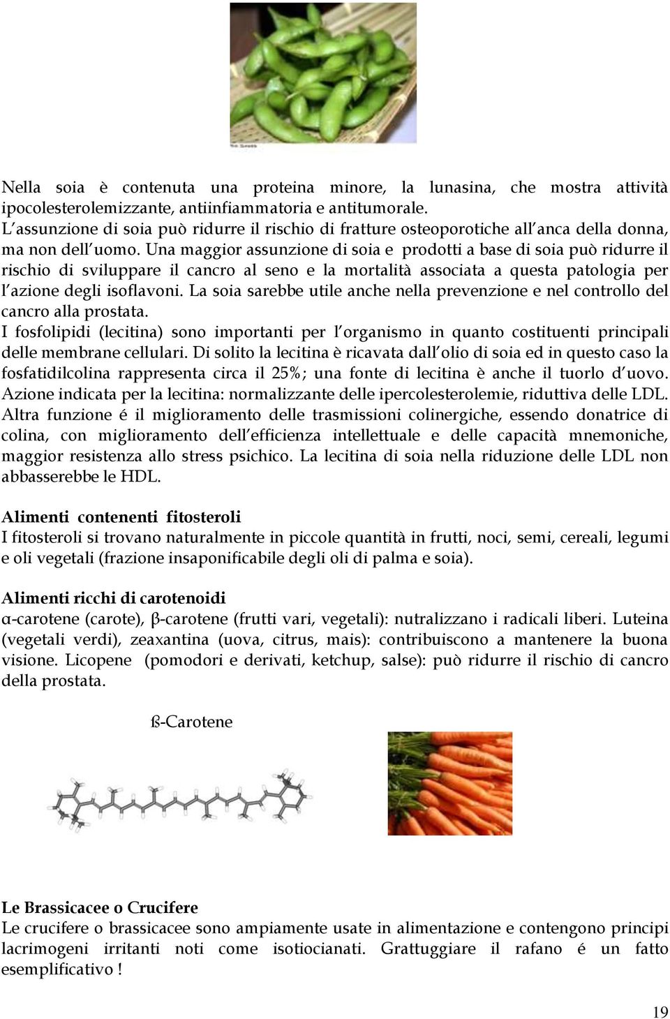 Una maggior assunzione di soia e prodotti a base di soia può ridurre il rischio di sviluppare il cancro al seno e la mortalità associata a questa patologia per l azione degli isoflavoni.