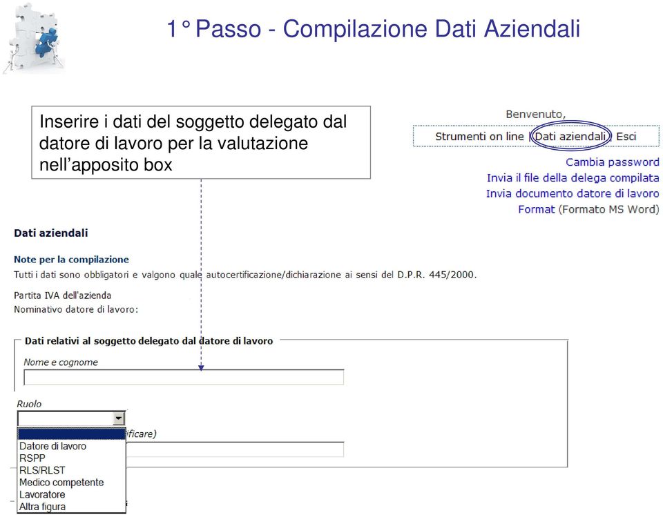 soggetto delegato dal datore di