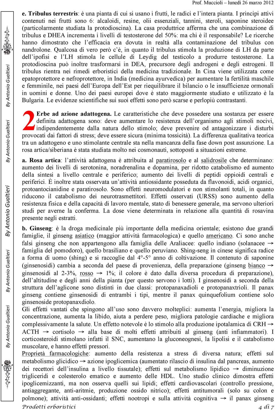 La casa produttrice afferma che una combinazione di tribulus e DHEA incrementa i livelli di testosterone del 50%: ma chi è il responsabile?