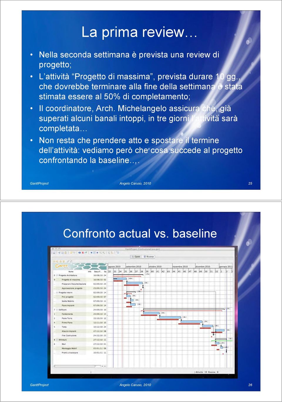 Michelangelo assicura che, già superati alcuni banali intoppi, in tre giorni l attività sarà completata Non resta che prendere atto e