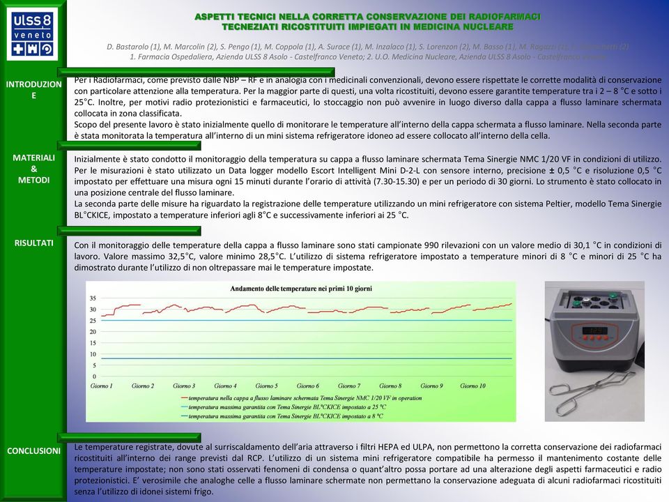 pedaliera, Azienda ULSS 8 Asolo - Castelfranco Veneto; 2. U.O.