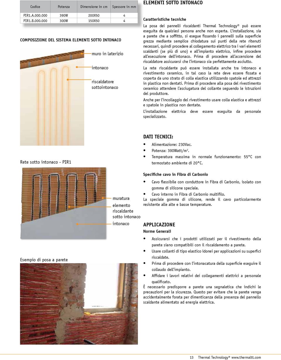 La posa dei pannelli riscaldanti Thermal Technology può essere eseguita da qualsiasi persona anche non esperta.