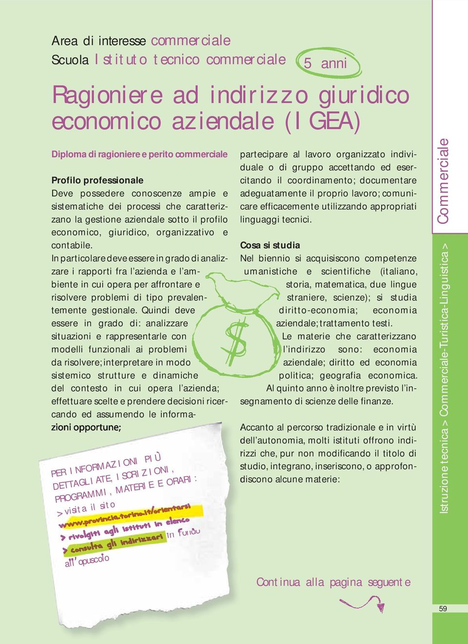 In particolare deve essere in grado di analizzare i rapporti fra l azienda e l ambiente in cui opera per affrontare e risolvere problemi di tipo prevalentemente gestionale.