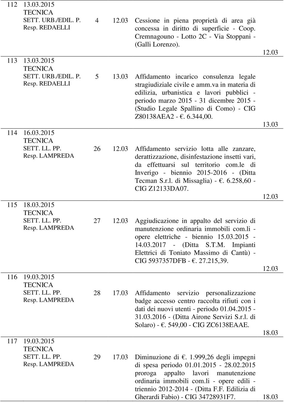 03 Affidamento incarico consulenza legale stragiudiziale civile e amm.