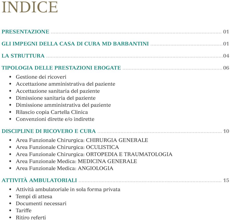 copia Cartella Clinica Convenzioni dirette e/o indirette DISCIPLINE DI RICOVERO E CURA.