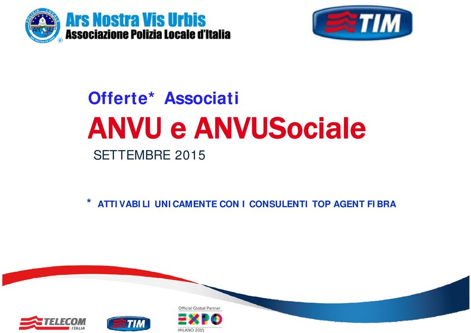 SETTEMBRE 2015 * ATTIVABILI