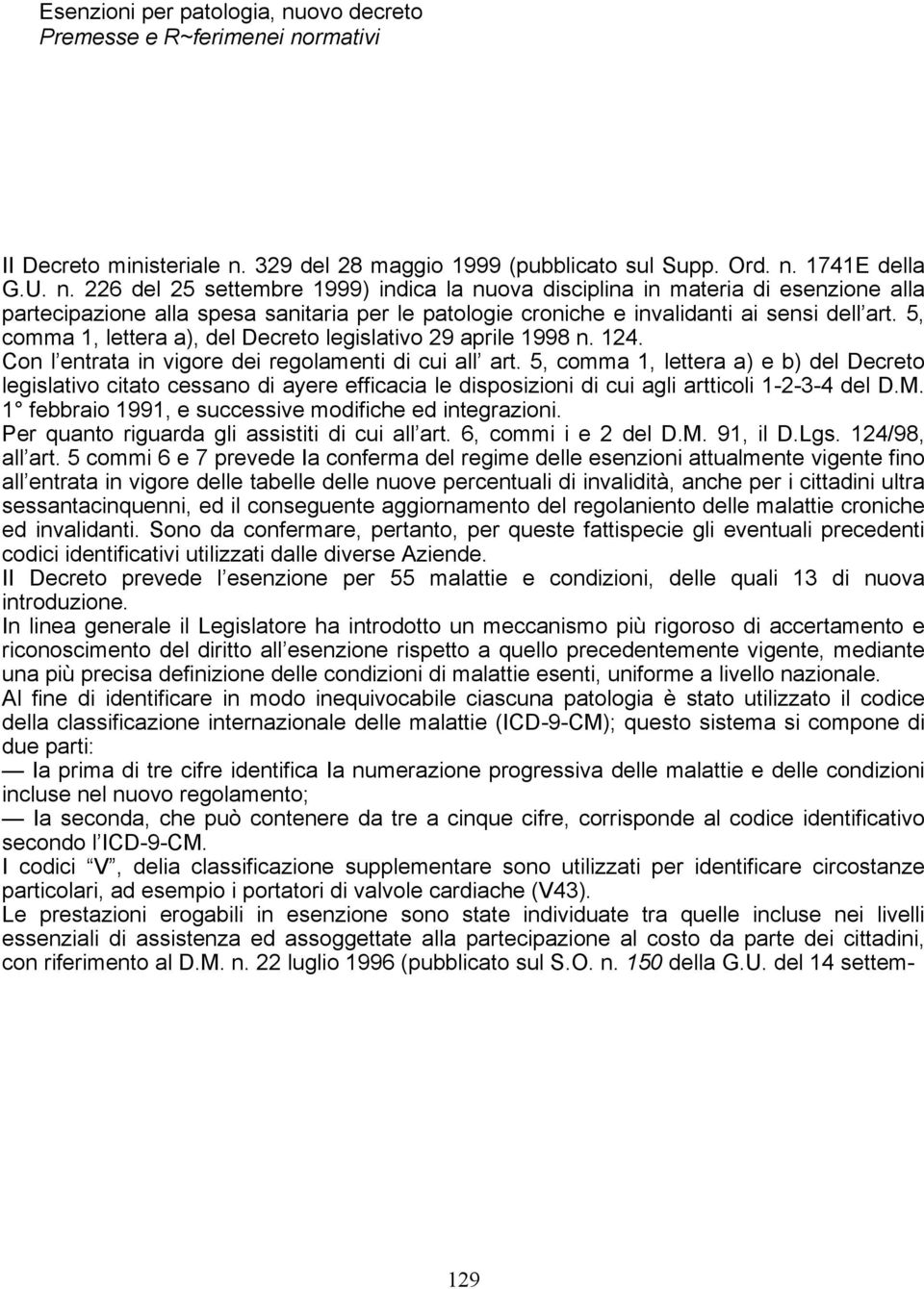 rmativi II Decreto ministeriale n.