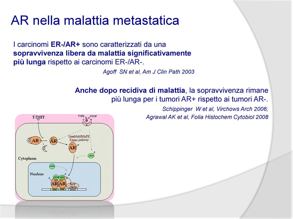 Agoff SN et al, Am J Clin Path 2003 Anche dopo recidiva di malattia, la sopravvivenza rimane più