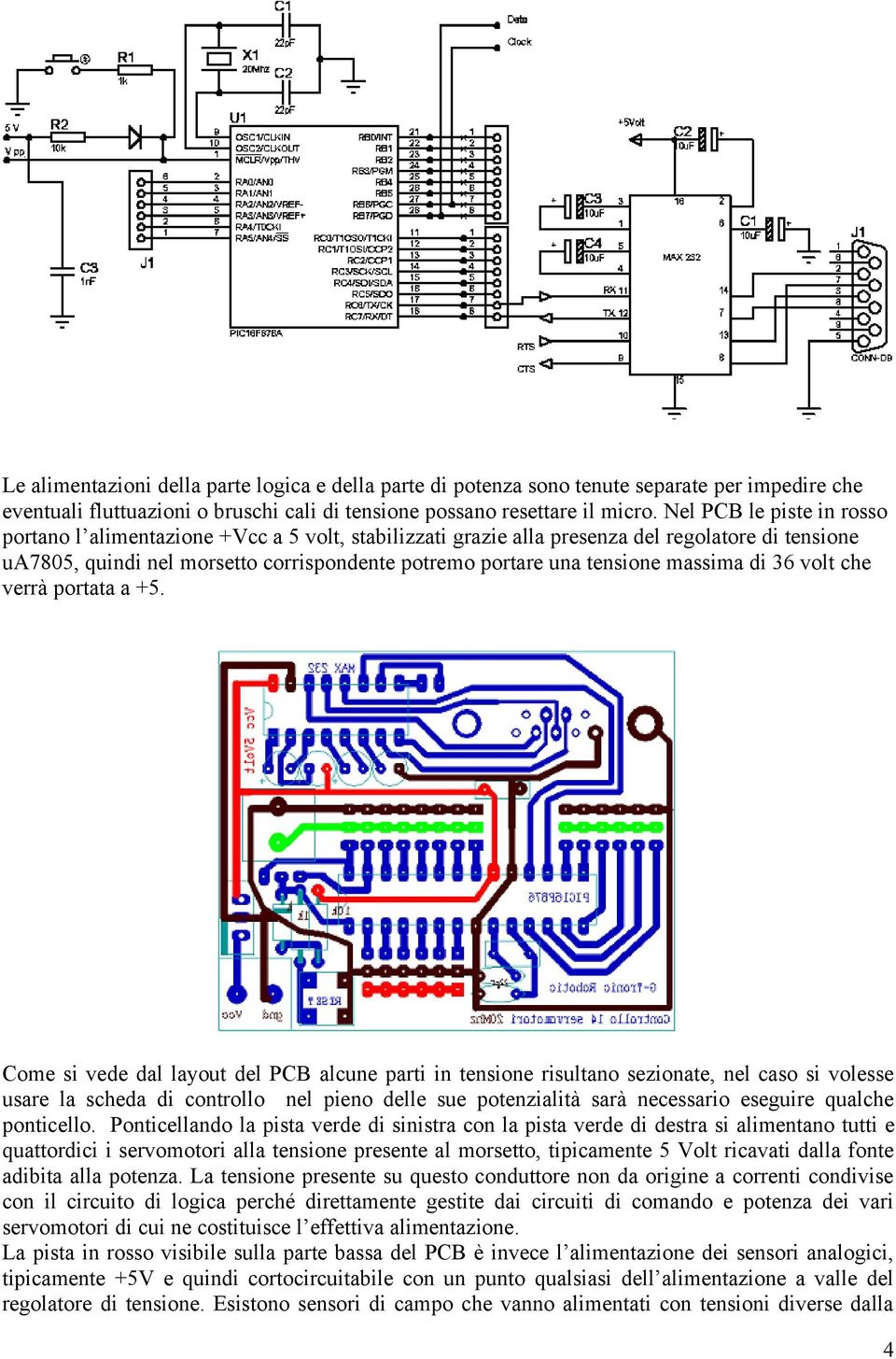 massima di 36 volt che verrà portata a +5.