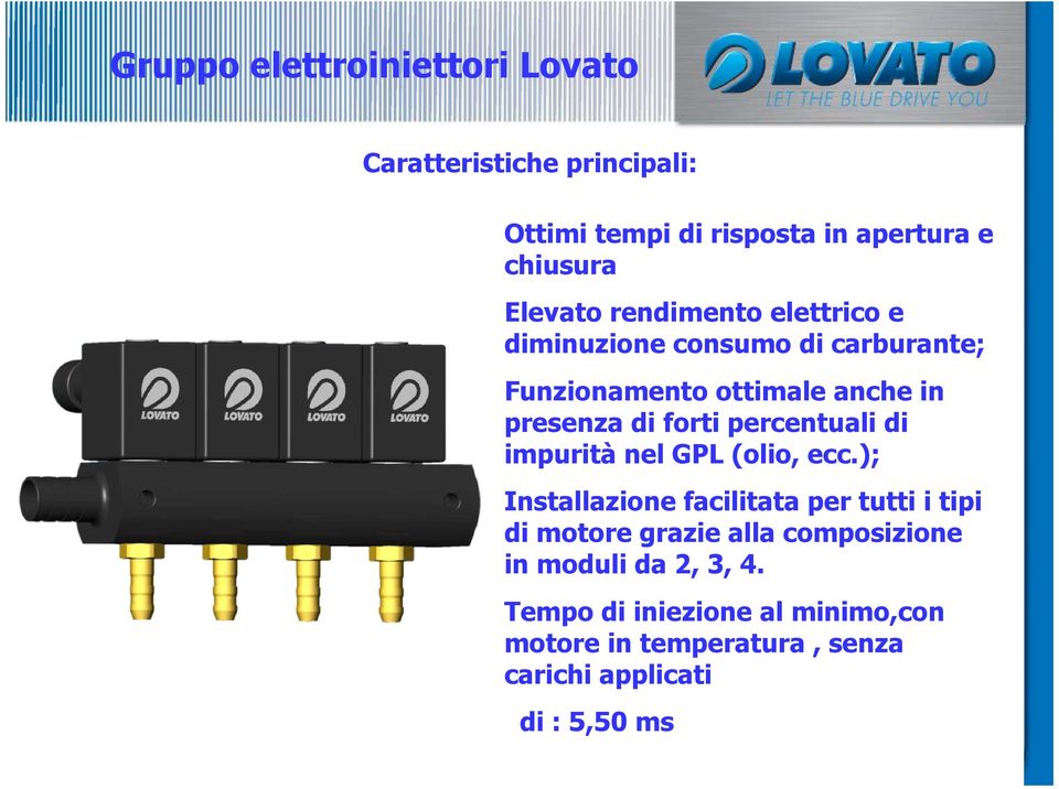 percentuali di impurità nel GPL (olio, ecc.