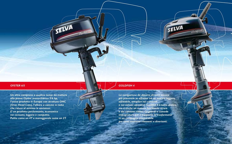 La navigazione da diporto diventa ancora più piacevole se affidata ad un motore leggero, affidabile, semplice nei comandi e nei sistemi operativi.