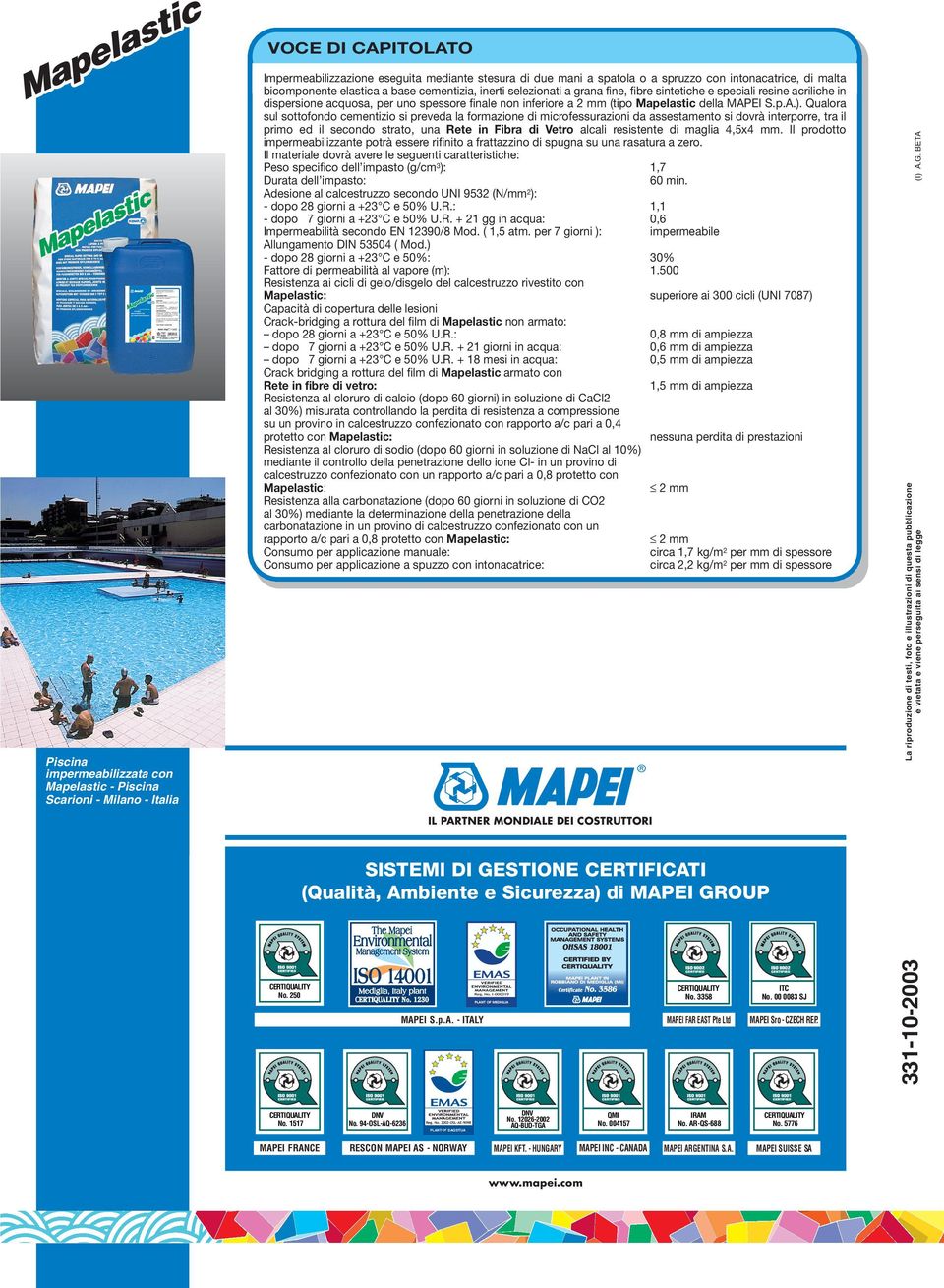 MAPEI S.p.A.).