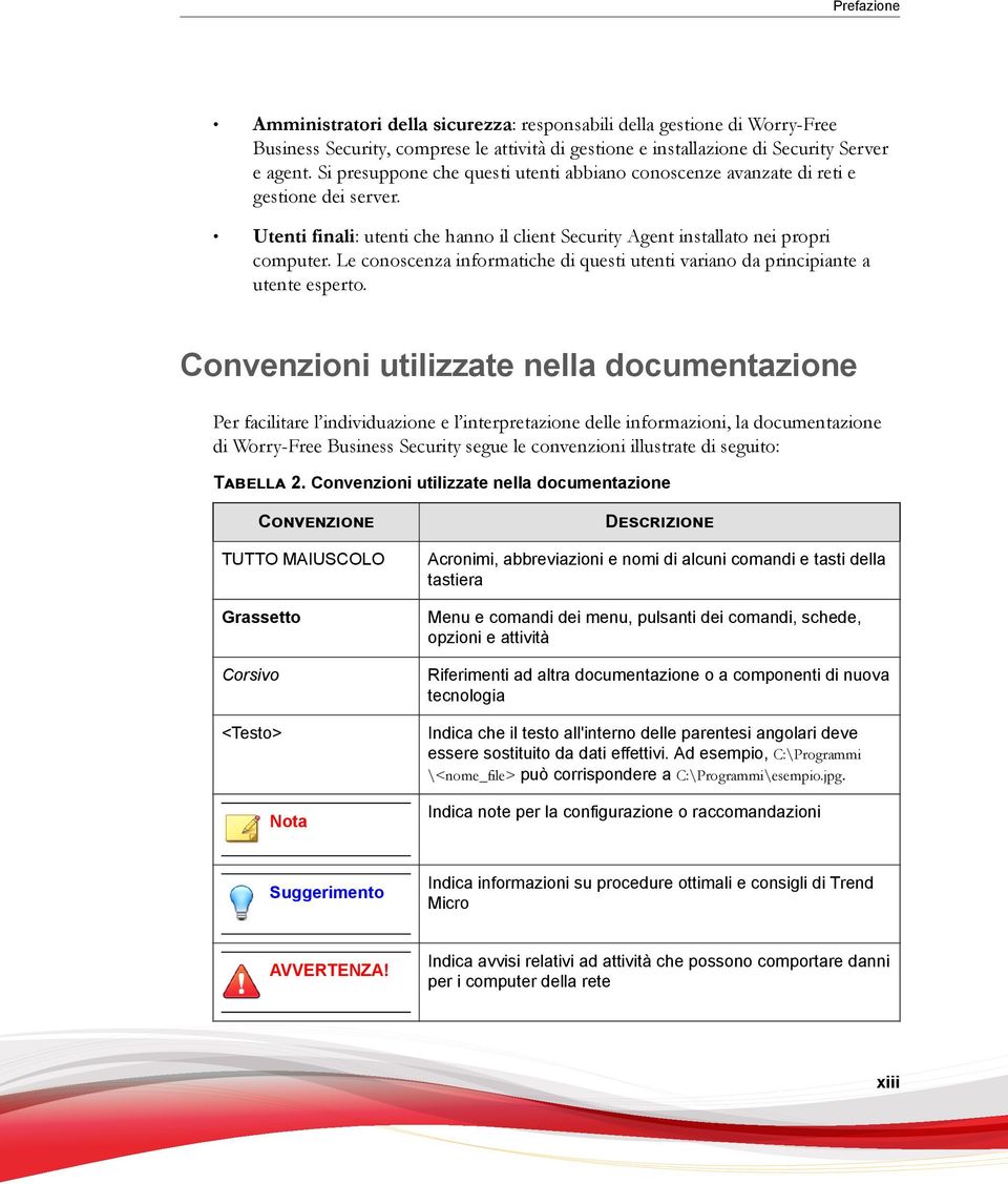 Le conoscenza informatiche di questi utenti variano da principiante a utente esperto.