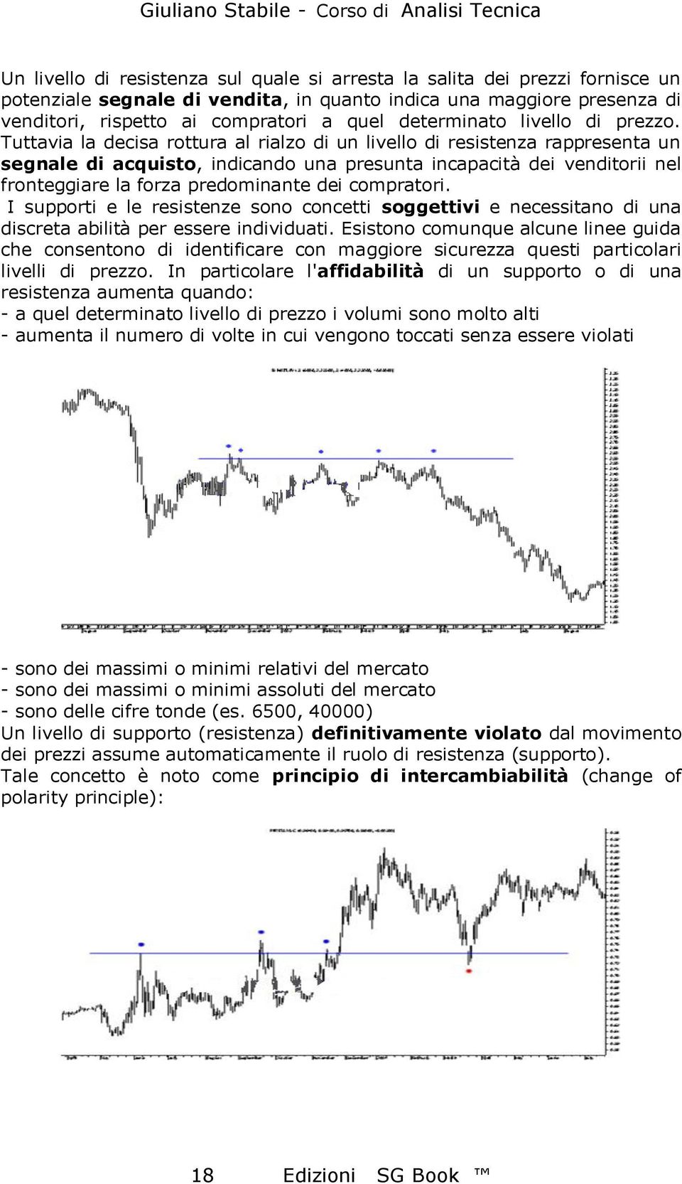 Tuttavia la decisa rottura al rialzo di un livello di resistenza rappresenta un segnale di acquisto, indicando una presunta incapacità dei venditorii nel fronteggiare la forza predominante dei