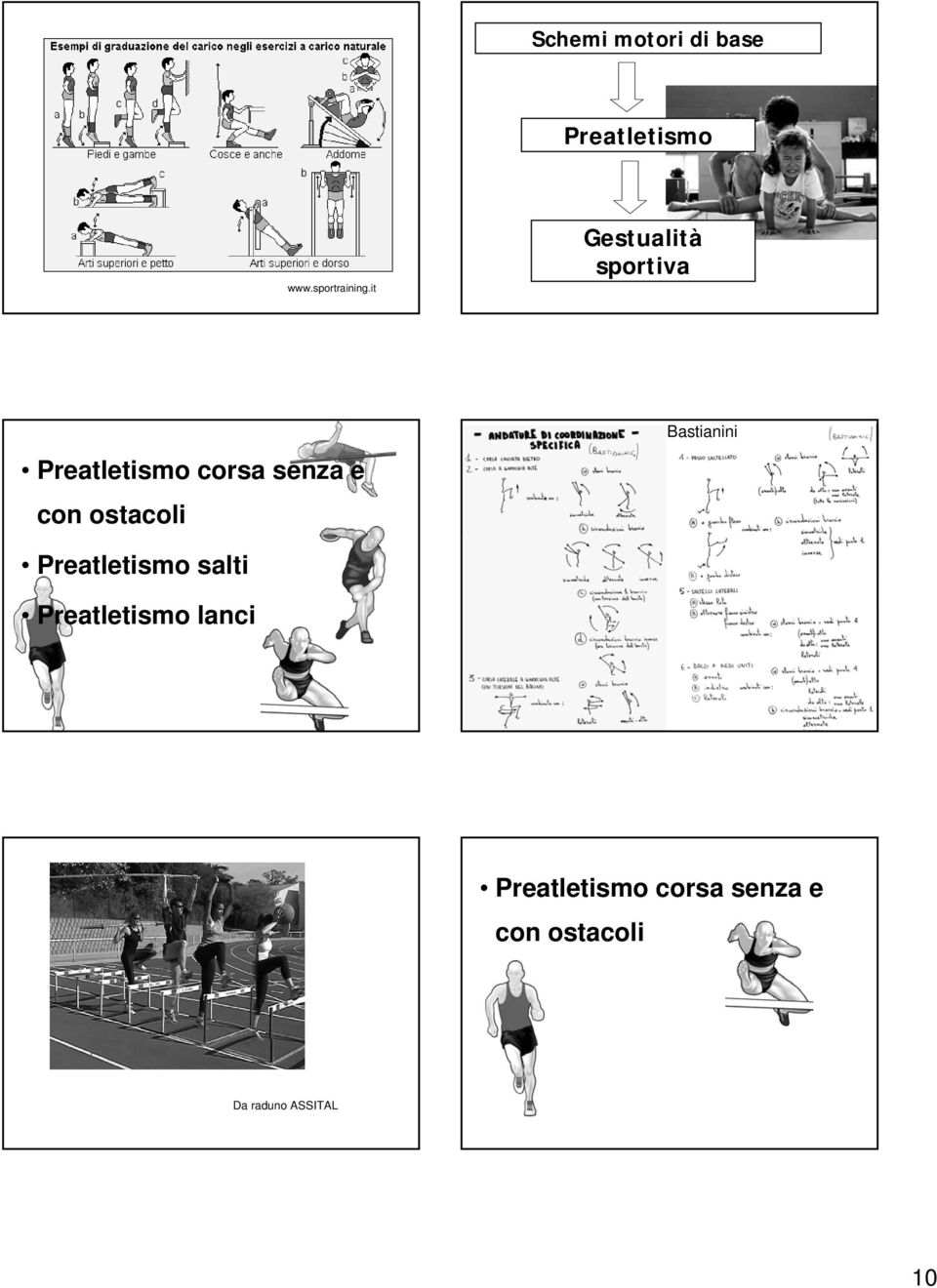 ostacoli Bastianini Preatletismo salti Preatletismo