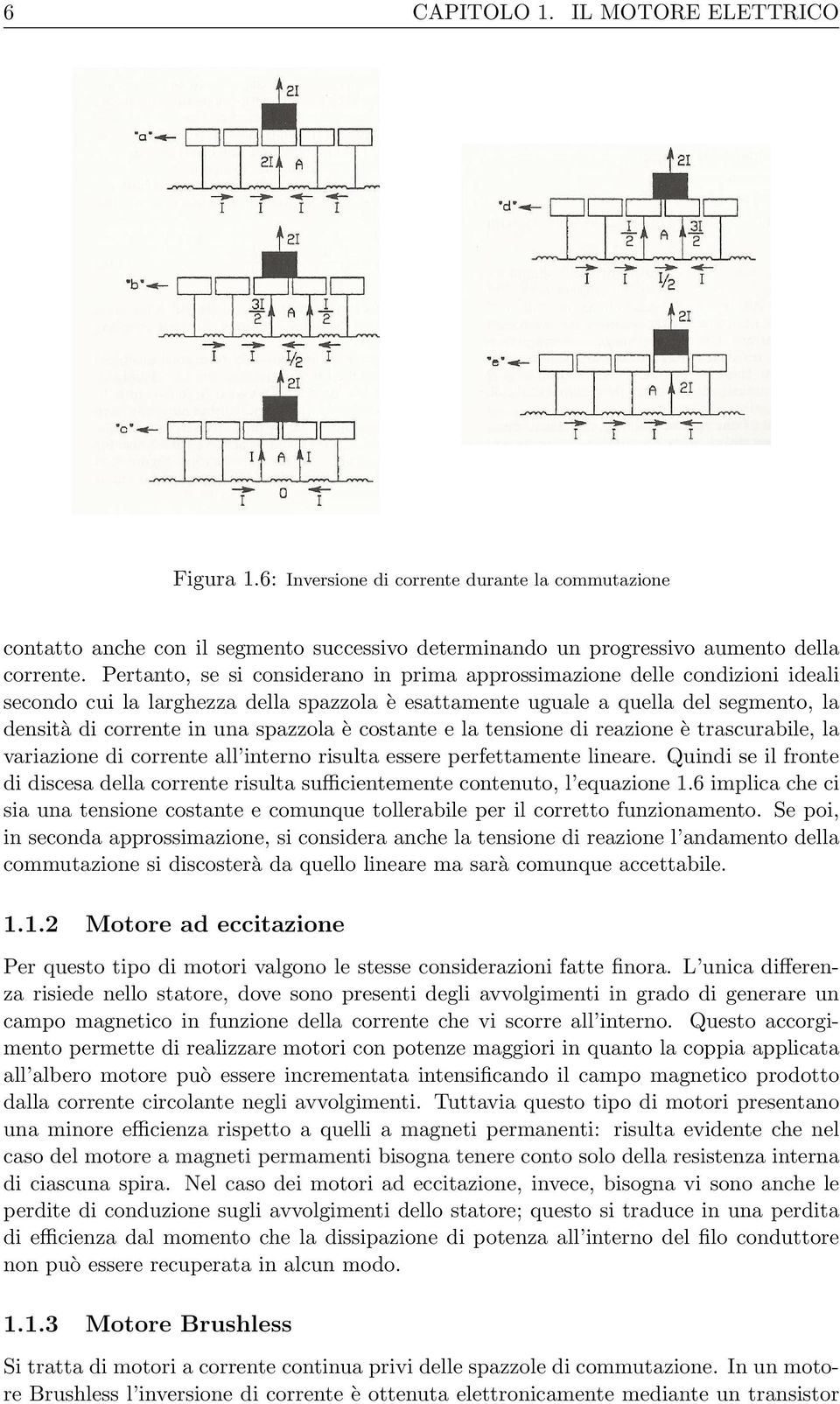 è costante e la tensione di reazione è trascurabile, la variazione di corrente all interno risulta essere perfettamente lineare.