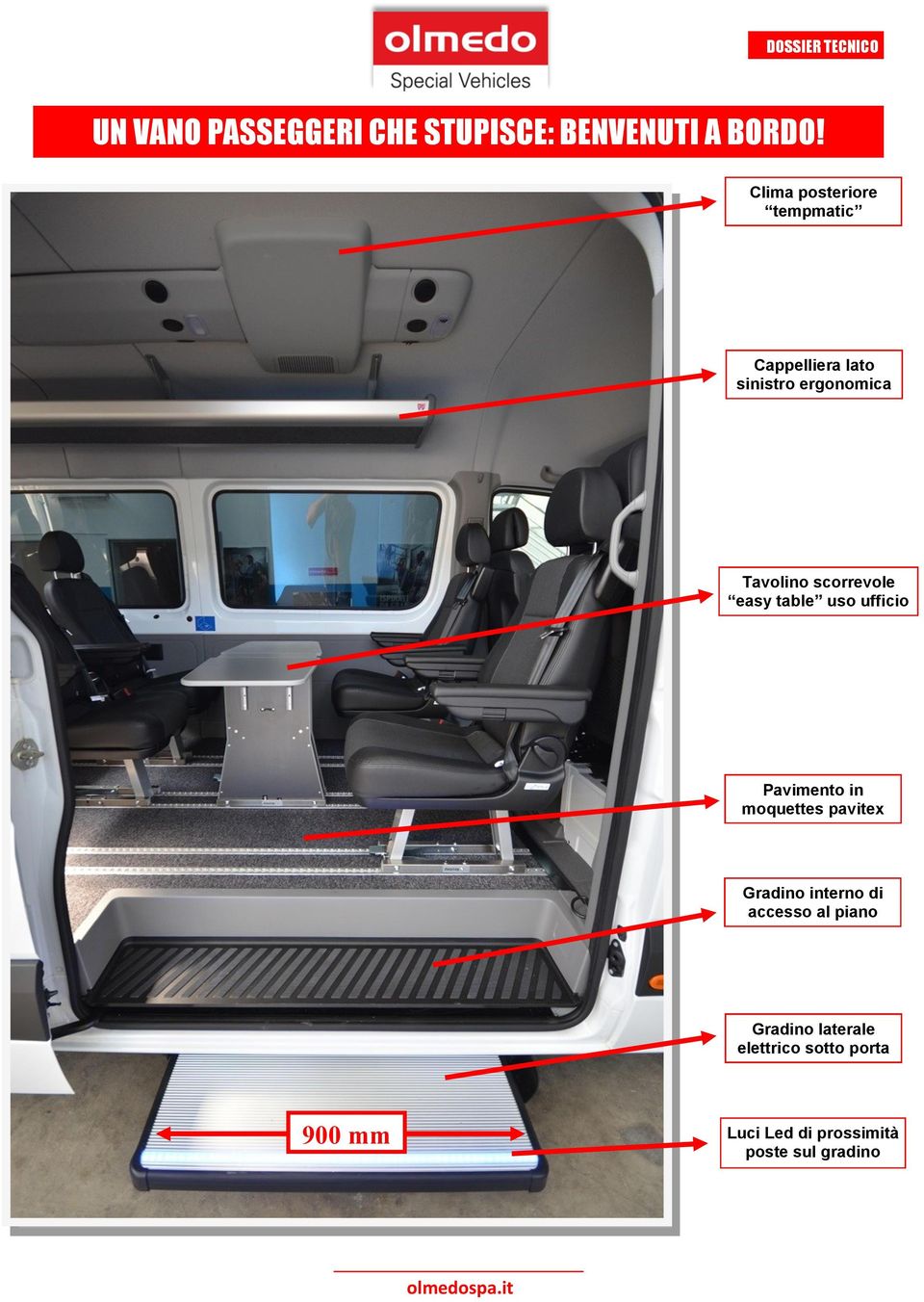 scorrevole easy table uso ufficio Pavimento in moquettes pavitex Gradino