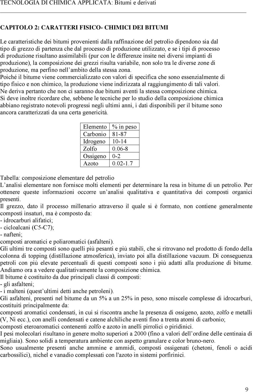 le diverse zone di produzione, ma perfino nell ambito della stessa zona.