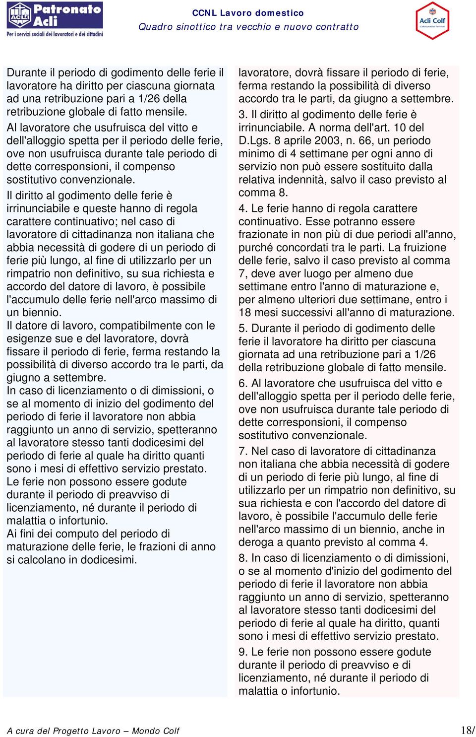 Il diritto al godimento delle ferie è irrinunciabile e queste hanno di regola carattere continuativo; nel caso di lavoratore di cittadinanza non italiana che abbia necessità di godere di un periodo