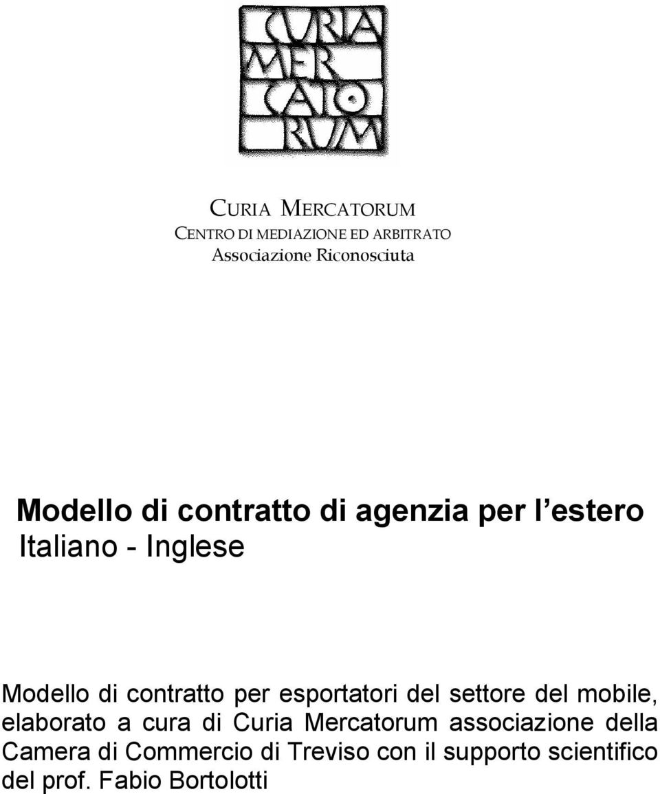 esportatori del settore del mobile, elaborato a cura di Curia Mercatorum associazione